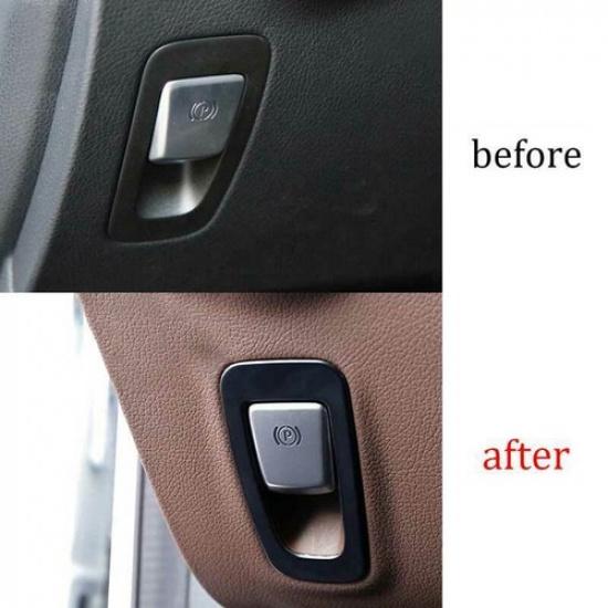 Electronic Handbrake Panel Trim 1PCS For Benz E-Class W213 2016-2021 Black Steel