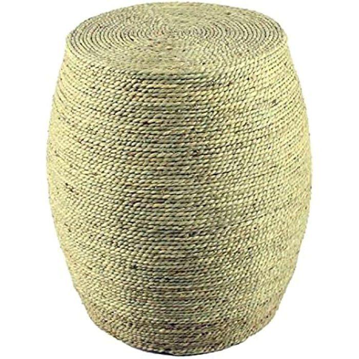 Repose-pieds - DKD HOME DECOR - Standard - Marron - Chanvre - Aluminium - Corde