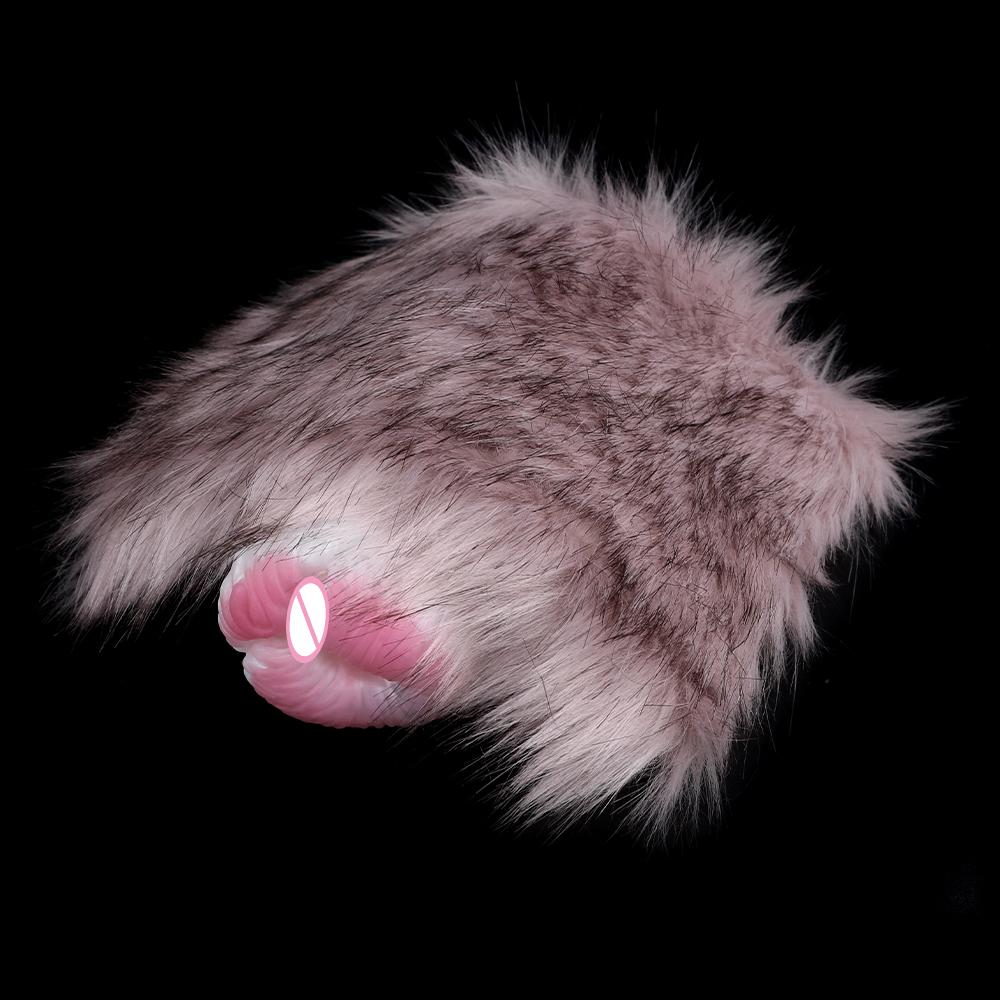 GEEBA Soft Plush Male Masturbation Aircraft Cup for Men Sex Pussy Dog Dolls
