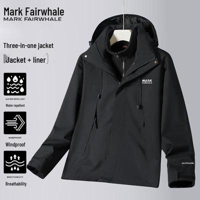 Mark Fairwhale Men's 3-in-1 Detachable Outdoor Jacket