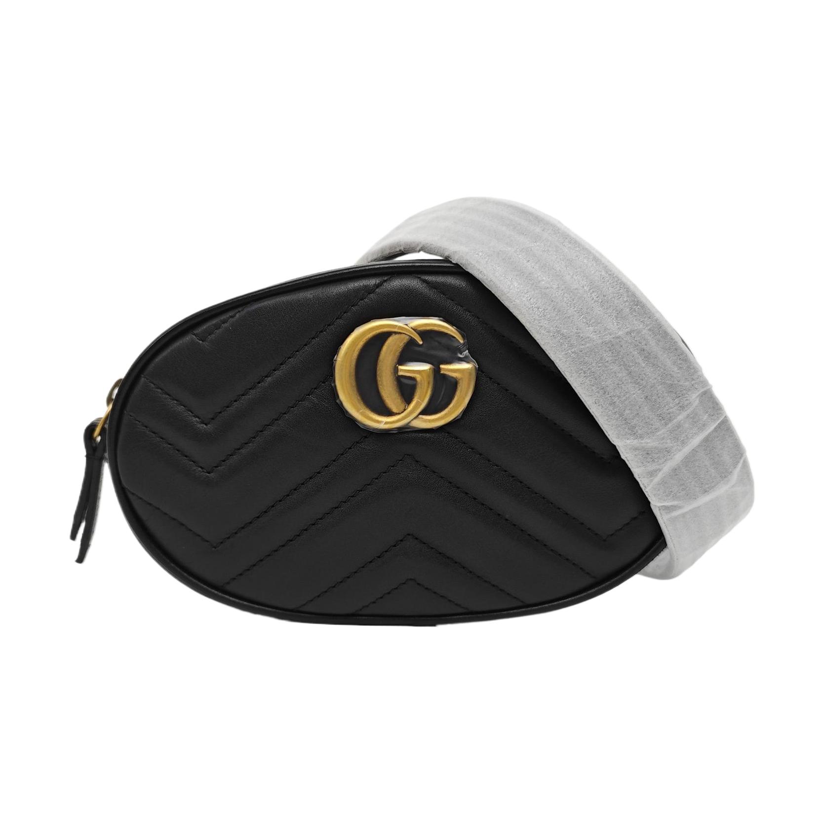 [Pre-Owned] Gucci Quilted Leather GG Marmont
