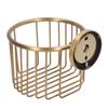 Hollow Out Toilet Paper Holder Antique Rust Proof Wall Mounted Tissue Roll Basket Rack For Bathroom