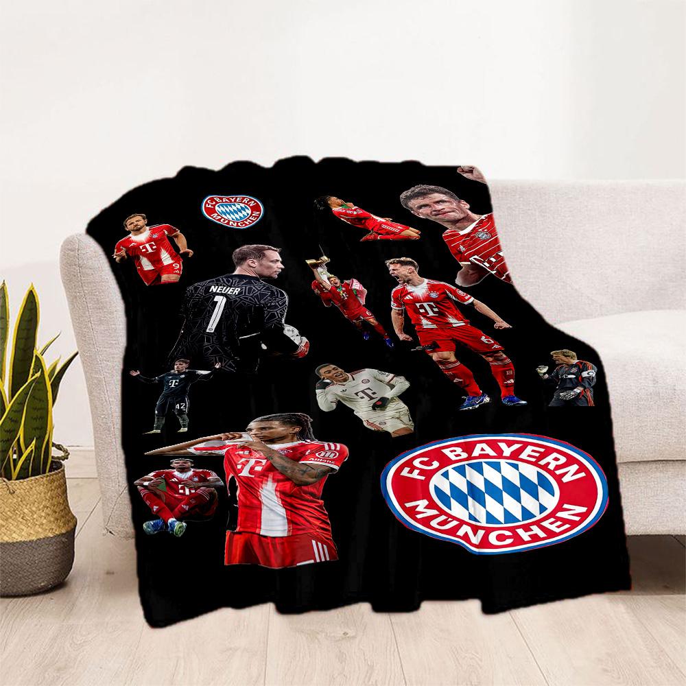 Bayern Munich Blanket Warmthful Decor Great for Seaside Bedding Picnics for All Seasons Modern Unique Gift for Family and Friends Camping