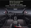 Car Ceiling Red LED Atmosphere Projector Galaxy Star Light Set Armrest Box Mount