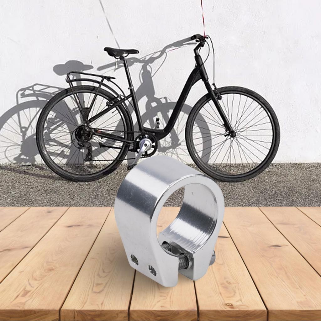 Seatpost Seatpost Clamp 31.8mm Black Double Layer Forged Alloy