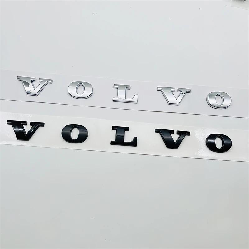 Volvo Car Letter Badge Auto Trunk Metal Stickers For Volvo Xc60 Xc90 V40 V60 S60 V50 V90 S80 C40 XC40 V70 XC70 C30 C70 Rdesign