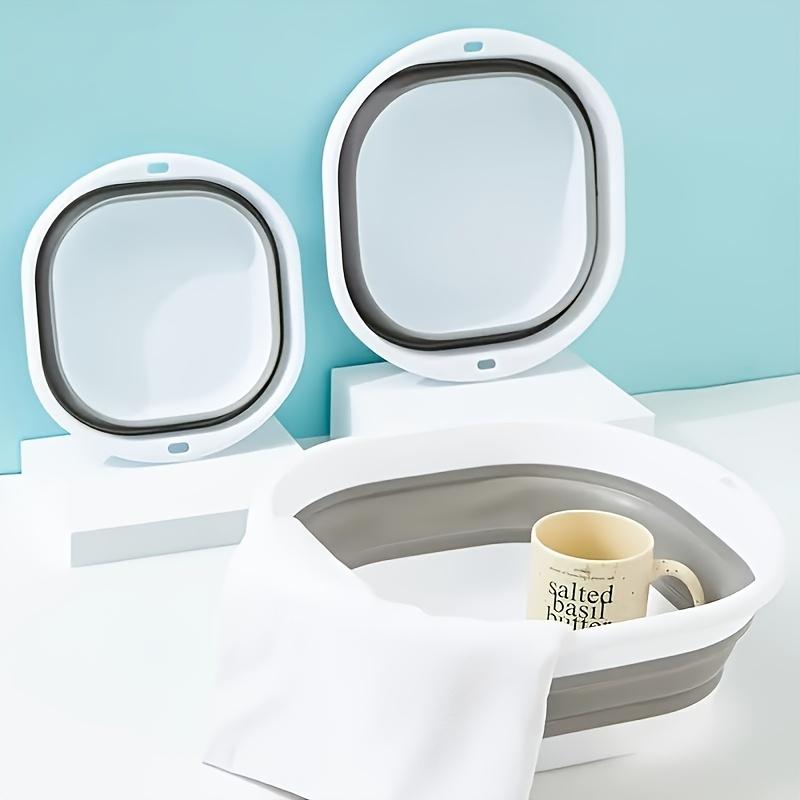 En allsidig sammenleggbar vaskebalje for vask av ansikt, klesvask og grønnsaker på hybler og i hjemmet, perfekt for familier, hybler og utendørs camping