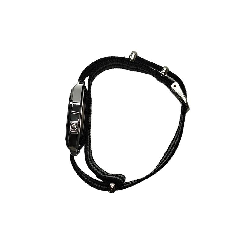 CASIO Customized watch modified series silver resin case A158WA-1 modified-titanium empty gray wing Quartz A158WA-1(Watch1100-GaiZhuang-TaiKongHuiYi)
