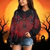 Kids Halloween Printed Hoodie - Casual Long Sleeve Pullover Sweatshirt for Boys and Girls