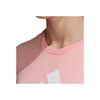 Adidas Must Have Sport Letter Round Neck Pullover Comfortable Short Sleeve T-Shirt Women T-Shirts Honor-Pink FQ3239