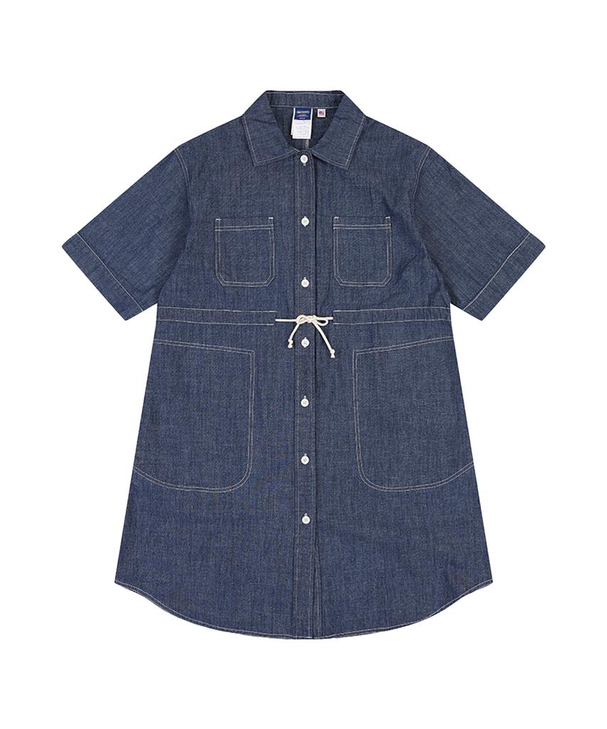 OUTDOOR PRODUCTS W Denim Onepiece (Blue)