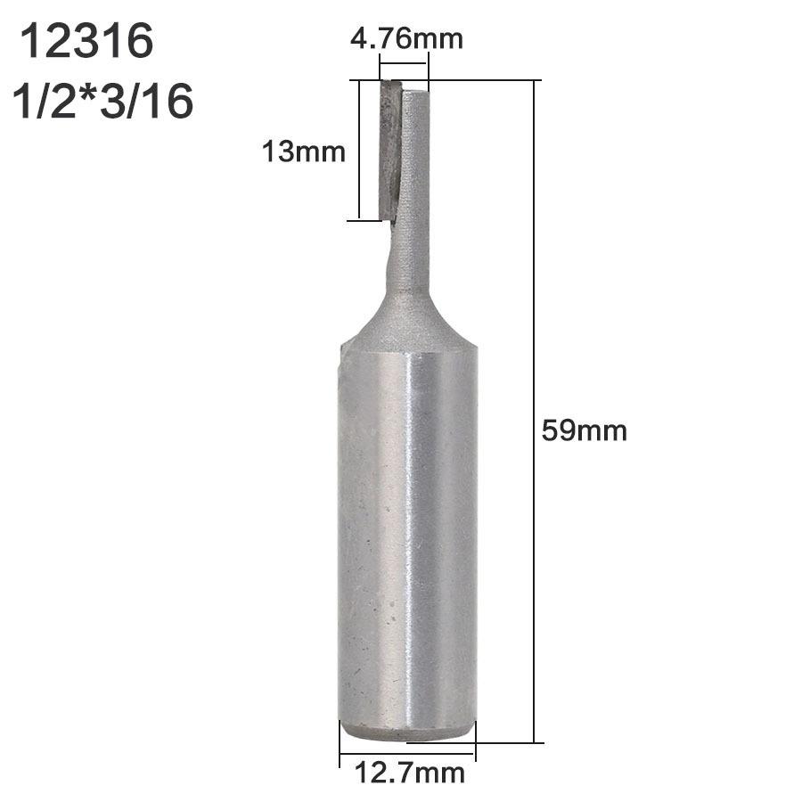 

Прямая фреза с одинарным и двойным лезвием, хвостовик 1/4, хвостовик 1/2, фреза для деревообработки, фреза для триммера, фрезерная головка, фреза для пазования, фреза для обрезки, фреза для фрезера 1/2 * 3/16 * 13 sand blowing