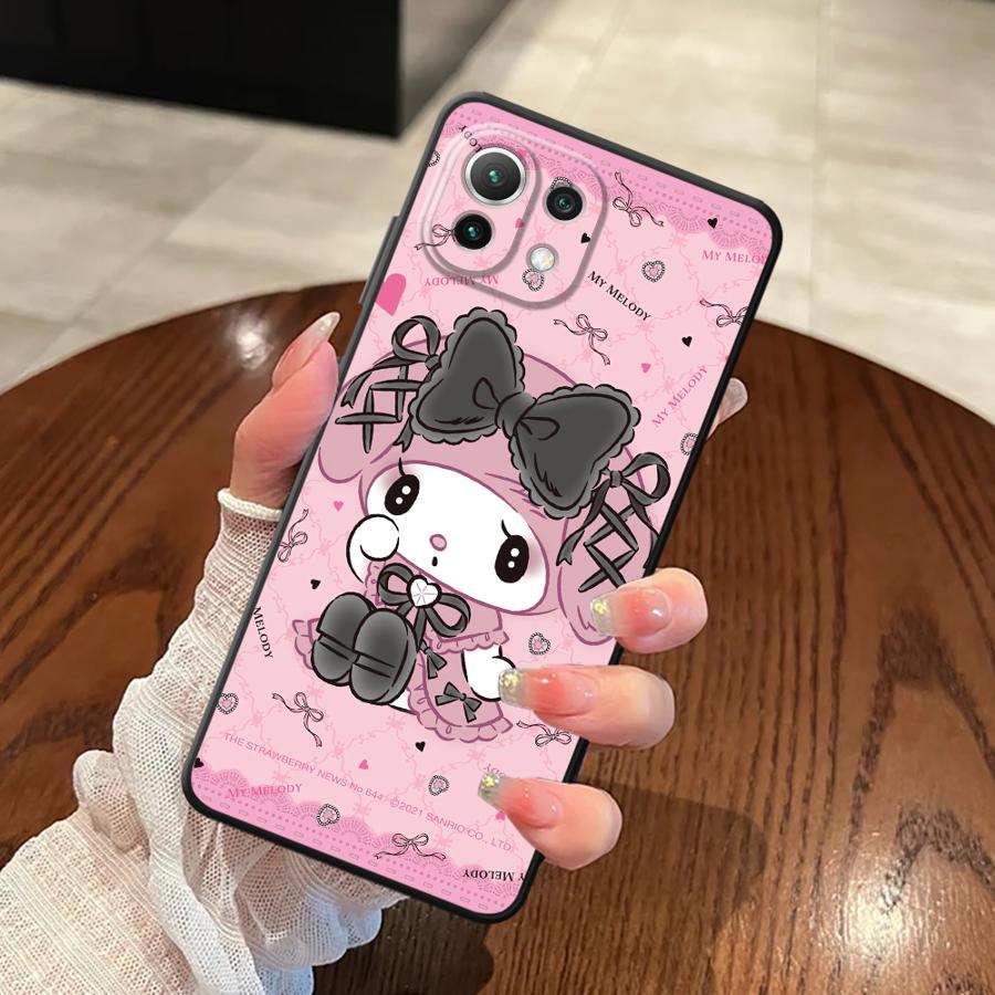 Kuromi Melody Case for Xiaomi Mi CC9Pro 10 11 13 Lite 11T 14 Pro 9 13 10T 9T Soft Back Phone Cover