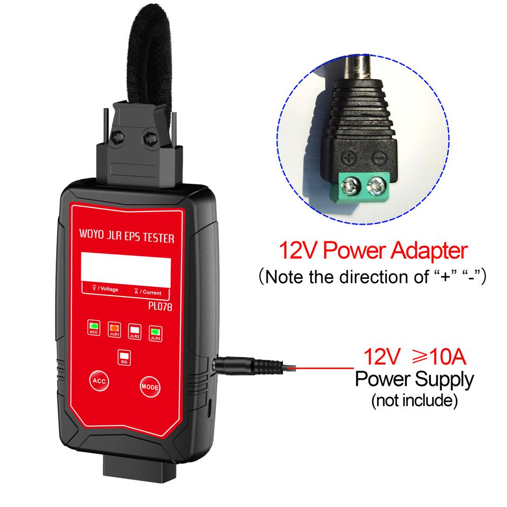 PL078 EPS Tester For Land Rover & Jaguar Steering Wheel Motor Detector On Bench