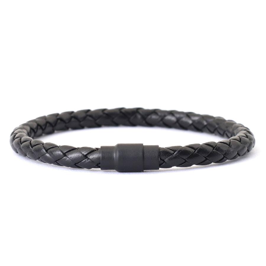 Noter Mens Leather Bracelet Bangle Black Magnet Buckle Matching Stackable Braslet Leisure Accessories Pulsera Hombre Jewelry