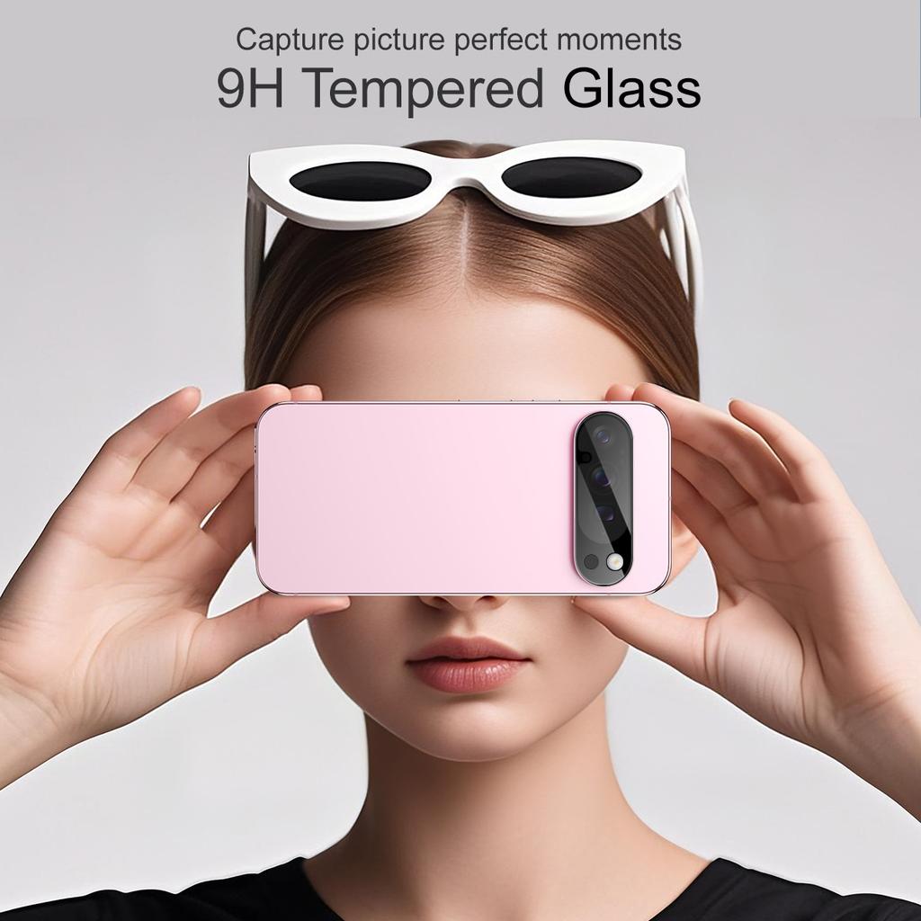 IMAK For Google Pixel 10 Pro Camera Lens Protector Tempered Glass HD Clear Lens Film (Black Version)