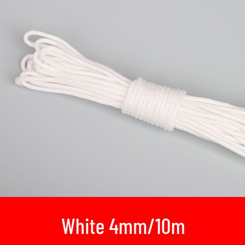 

Non-slip, Wear-resistant Hand-woven Nylon Clothesline for Drying Clothes & Quilts – Durable Outdoor Rope