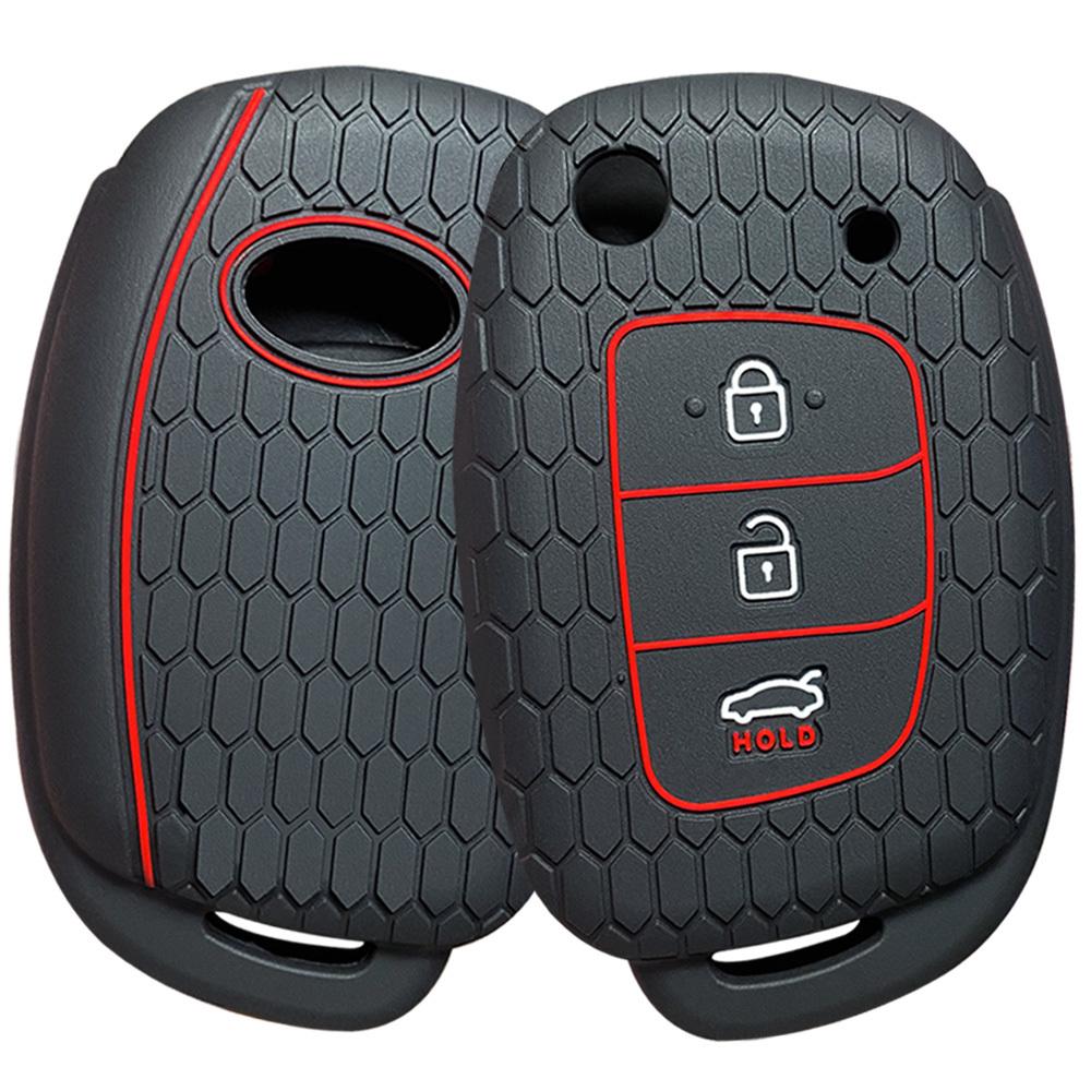 3 Button Silicone Flip Car Key Case For Hyundai Solaris Verna Elantra Santa Fe I10 I20 I30 I35 I40 IX35 IX45 Creta Tucson Accent