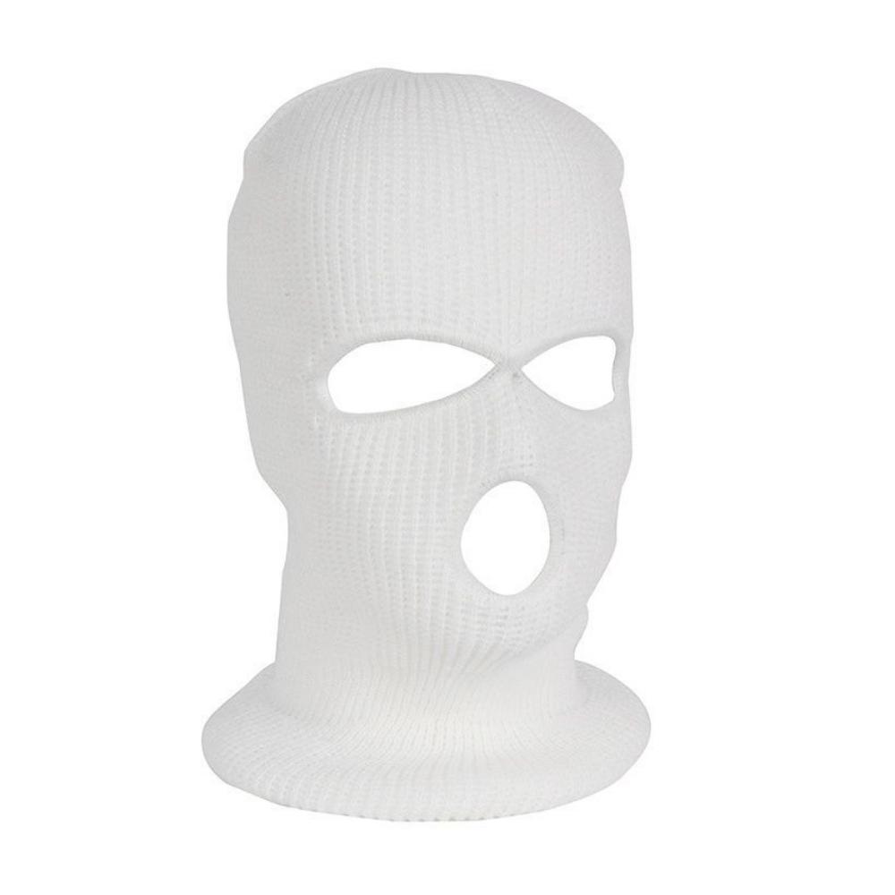 Men's Hat Winter Riding Windproof,Warm and Neck Protecting Hat Personalized Three Hole Thickened Ear Protecting Knitted Hat,Headgear Hat