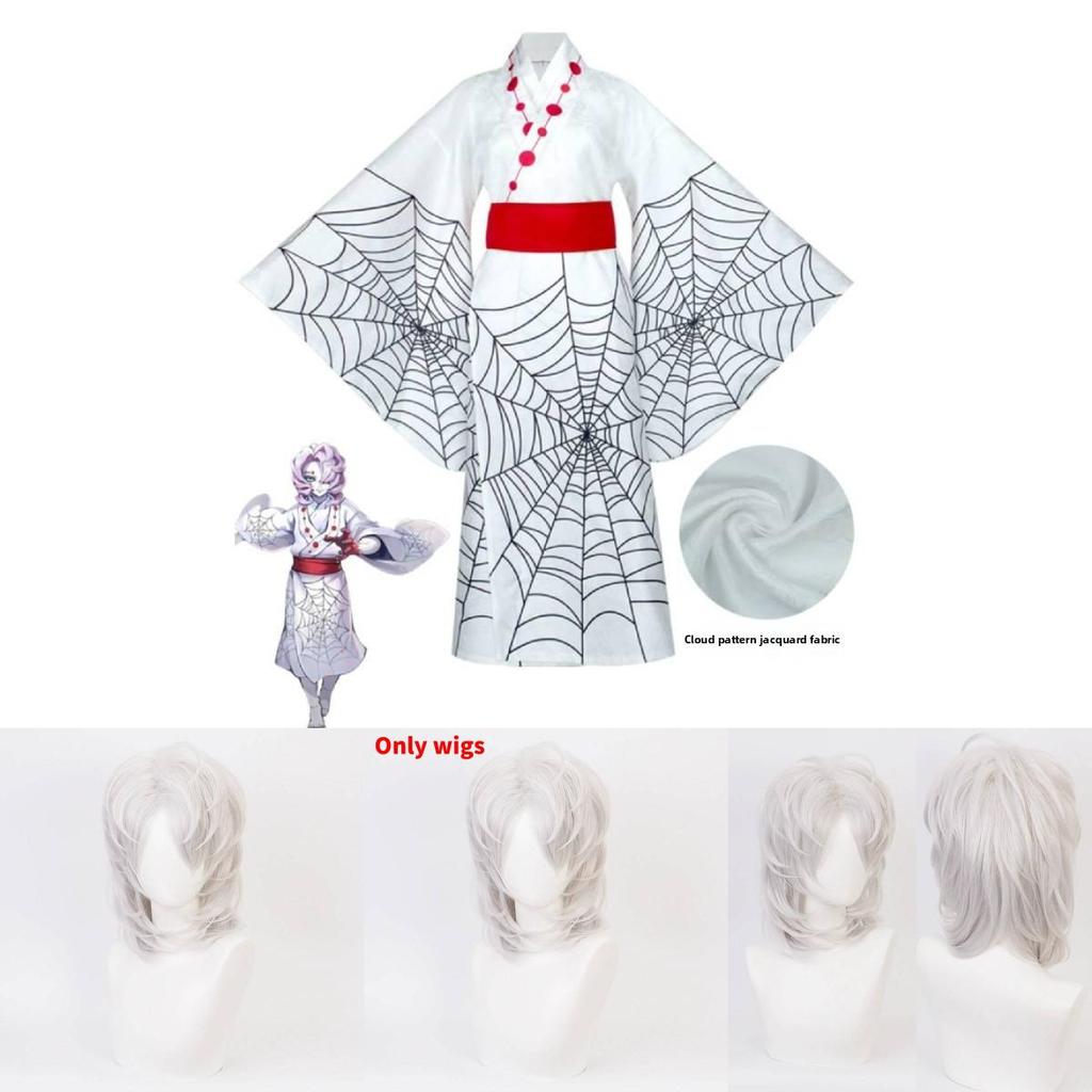 Demon Slayer Kimetsu No Yaiba Rui Cosplay Costume With Spandex For Halloween Cosplay Events