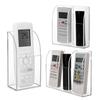 Porta telecomando in acrilico per comodino, scaffale per telecomandi audio-video, adatto per organizer e forniture