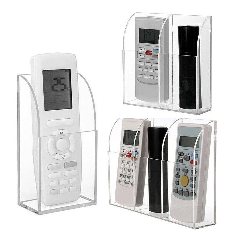 Porta telecomando in acrilico per comodino, scaffale per telecomandi audio-video, adatto per organizer e forniture