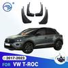 Juego Para Volkswagen VW T-ROC T Roc TRoc 2017 2018 Guardabarros de Coche Solapas Guardabarros Salpicaderas Aletas Guardabarros Accesorios para Coche