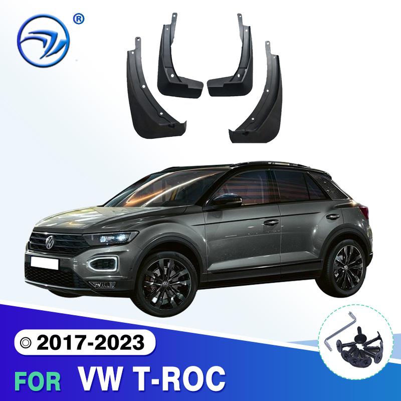 Sada pro Volkswagen VW T-ROC T Roc TRoc 2017 2018 Autokaroserie Blatníky Lapače nečistot Lapače stříkající vody Blatník Lapače nečistot Autopříslušenství