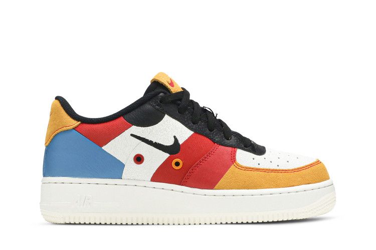 Kids' Sneakers Nike Air Force 1 Low Premium Game Change (GS) Sail/Black/Imperial Blue/Amber Rise