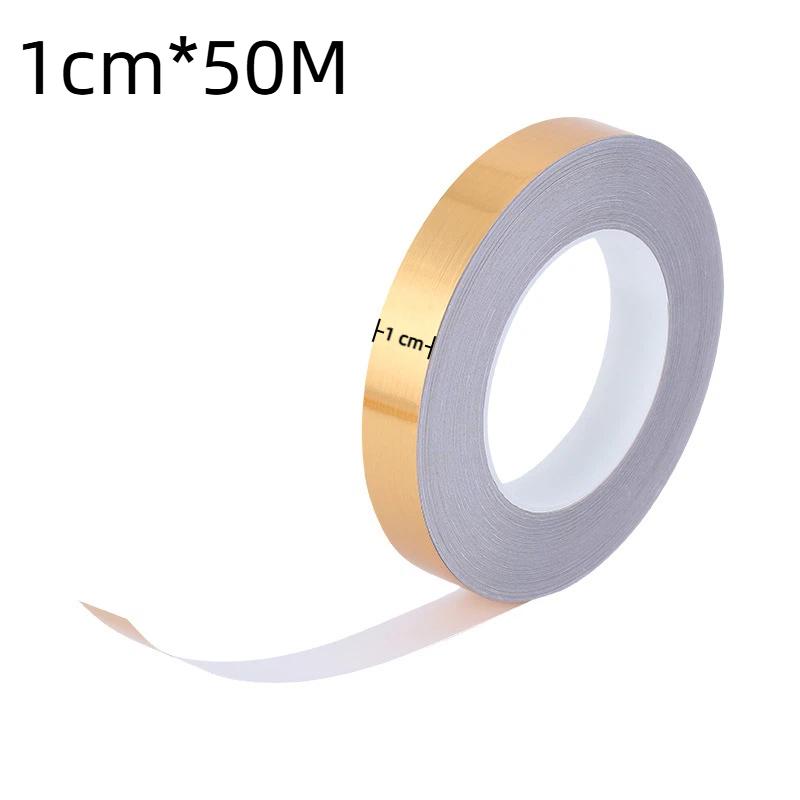 Gold Self-Adhesive Floor Tile Sealing Strip Waterproof Wall Gap Tape Anti-Mold for Kitchen Sink Edge Sealing