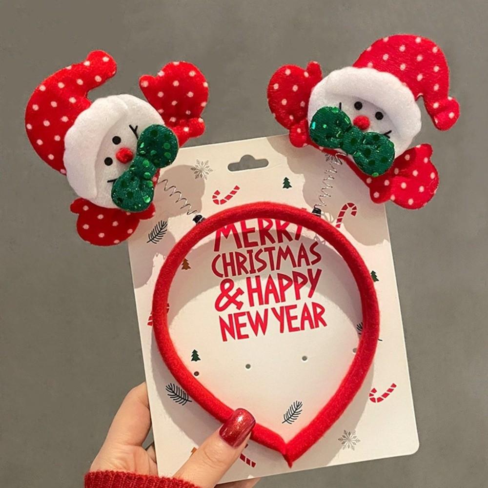 Novelty Santa Claus Hair Accessories Lightweight Reindeer Antler Hair Hoop Party