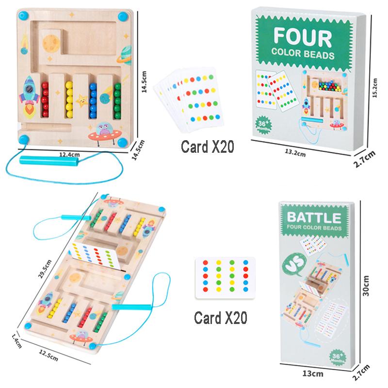 Kid Magnetic Shape Matching Maze Board Montessori Geometry Color Cognition Sorting Sensory Toy Fine Motor Skill Educational Game