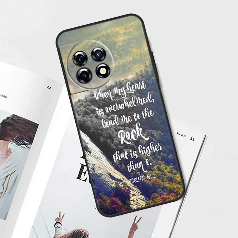 Bible Verse Case For OnePlus Nord CE 5 2 3 4 Lite N30 OnePlus 11 12 13 15 13T 13R 10T 12R 9 10 Pro Cover