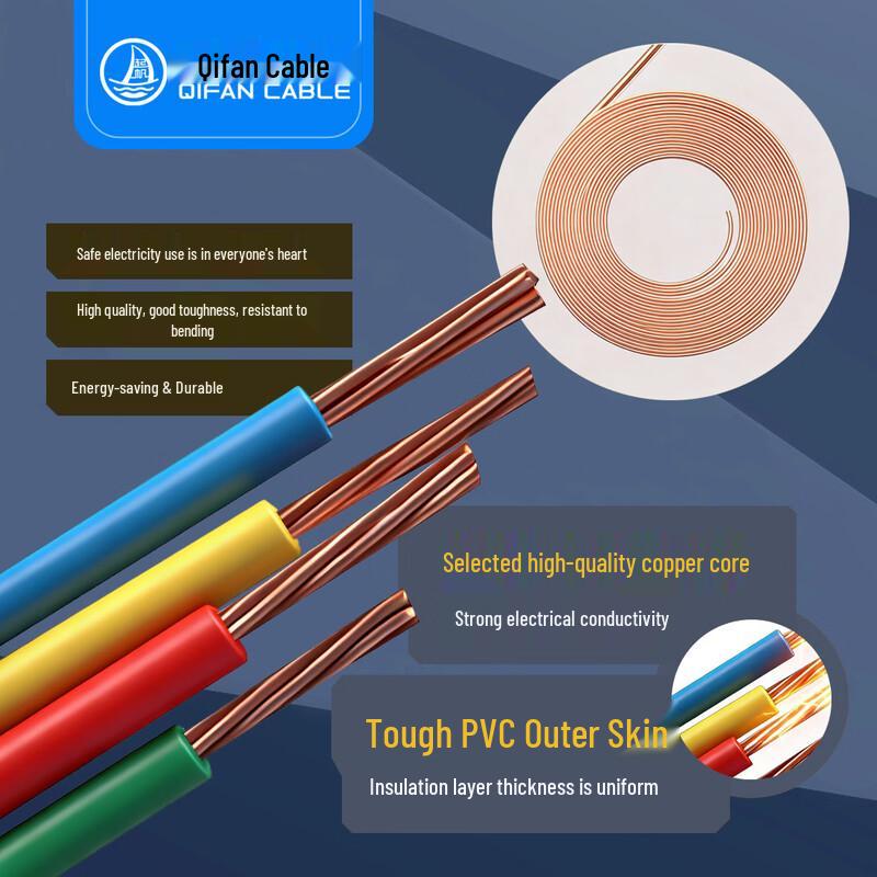 Qifan BVR Flexible Copper Electrical Cable