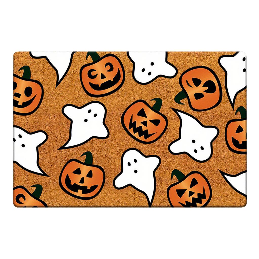 Scary Funny Doormat For Halloween Non-slip Dust-proof Footpad For Home Kitchen Bedroom