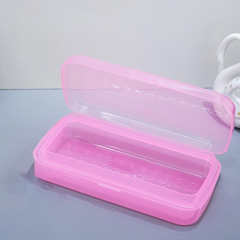 Manicure Implement Sanitizer Cleaner Nail Art Tools Storage Box Manicure Accesories Organized for Salons and Home Use