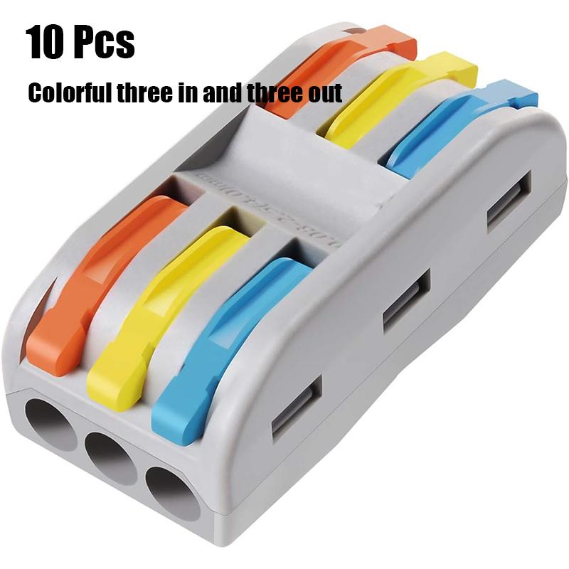10 PCS Lever Wire Connector, Quick Connect Wire Connectors, Ziveseller Wire Connectors Electrical Quick Connectors