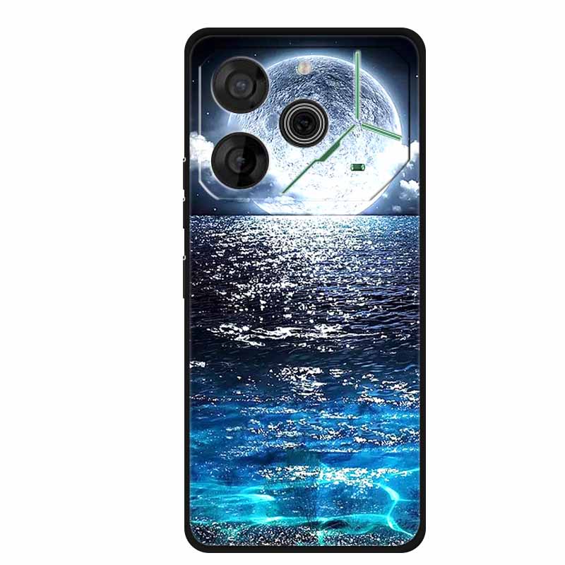 Für Tecno Pova 6 Neo Hülle Tiere TPU Weiches Silikon Rückabdeckung Handyhüllen für Tecno Pova 6Neo 6,78" Stoßfest Wolf Cool funda