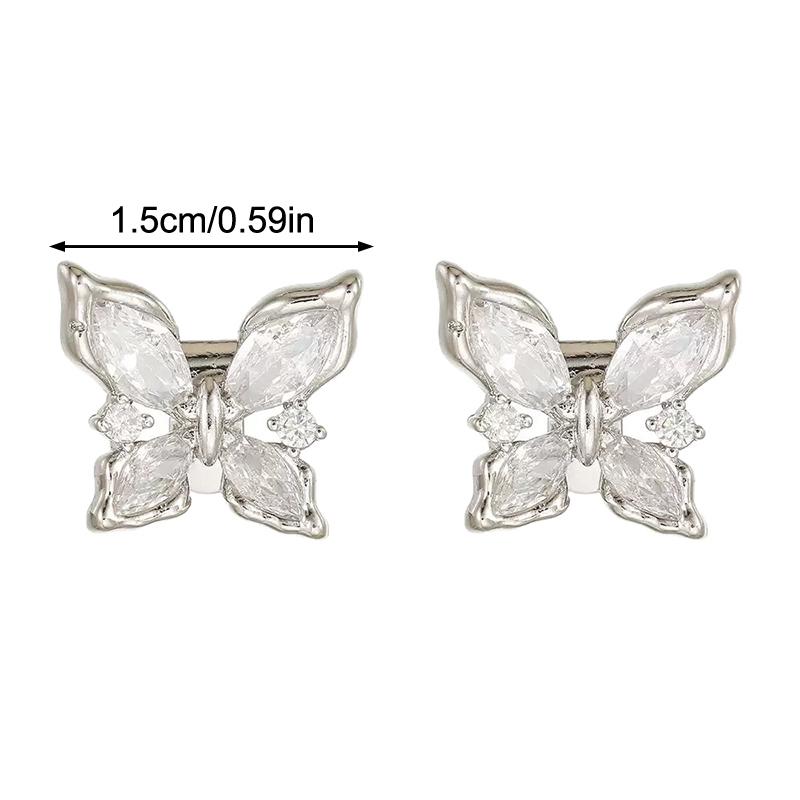 Strass-Schmetterling Ohrhörer-Anhänger für offene kabellose Ohrhörer Elegantes Design für den täglichen Gebrauch
