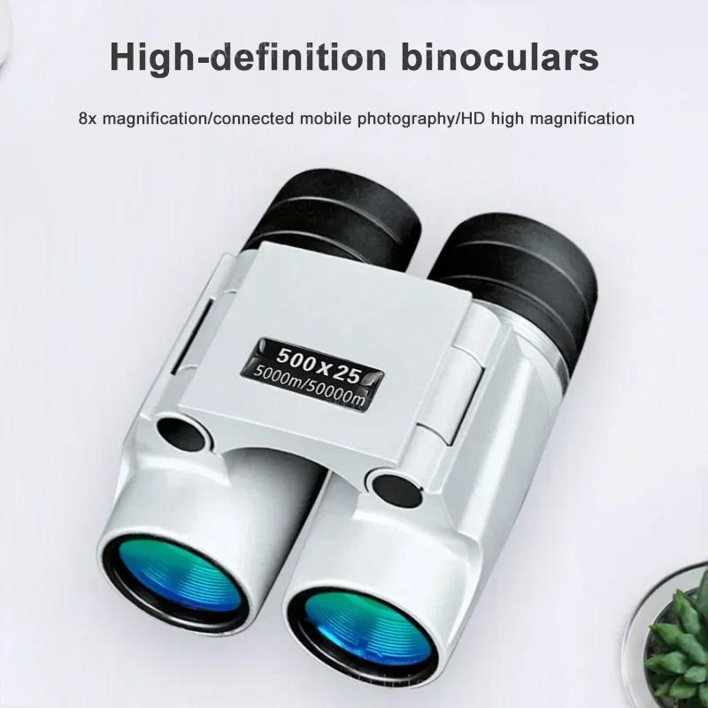 50000M High Power HD Low Light Level Telescope Powerful Binoculars Long Range Professional Mini Portable Outdoor Monocular
