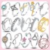 Genuine Copper Ring Design Authentic Adjustable Open Ring Flower Star Moon Wedding Jewelry Creation Rings Festival Present Choice For Women Mens