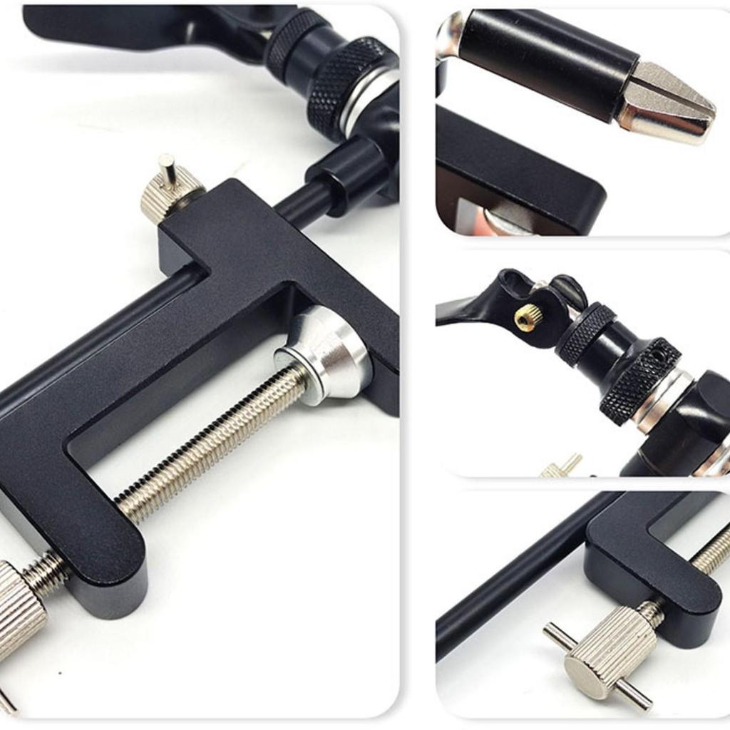 Robust Fly Tying Hook Vise Adjustable Strong Tool Easy To Use for