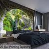 2D flat design 1-piece cave tree ladder tapestry suitable for bedrooms parties and bohemian decor
