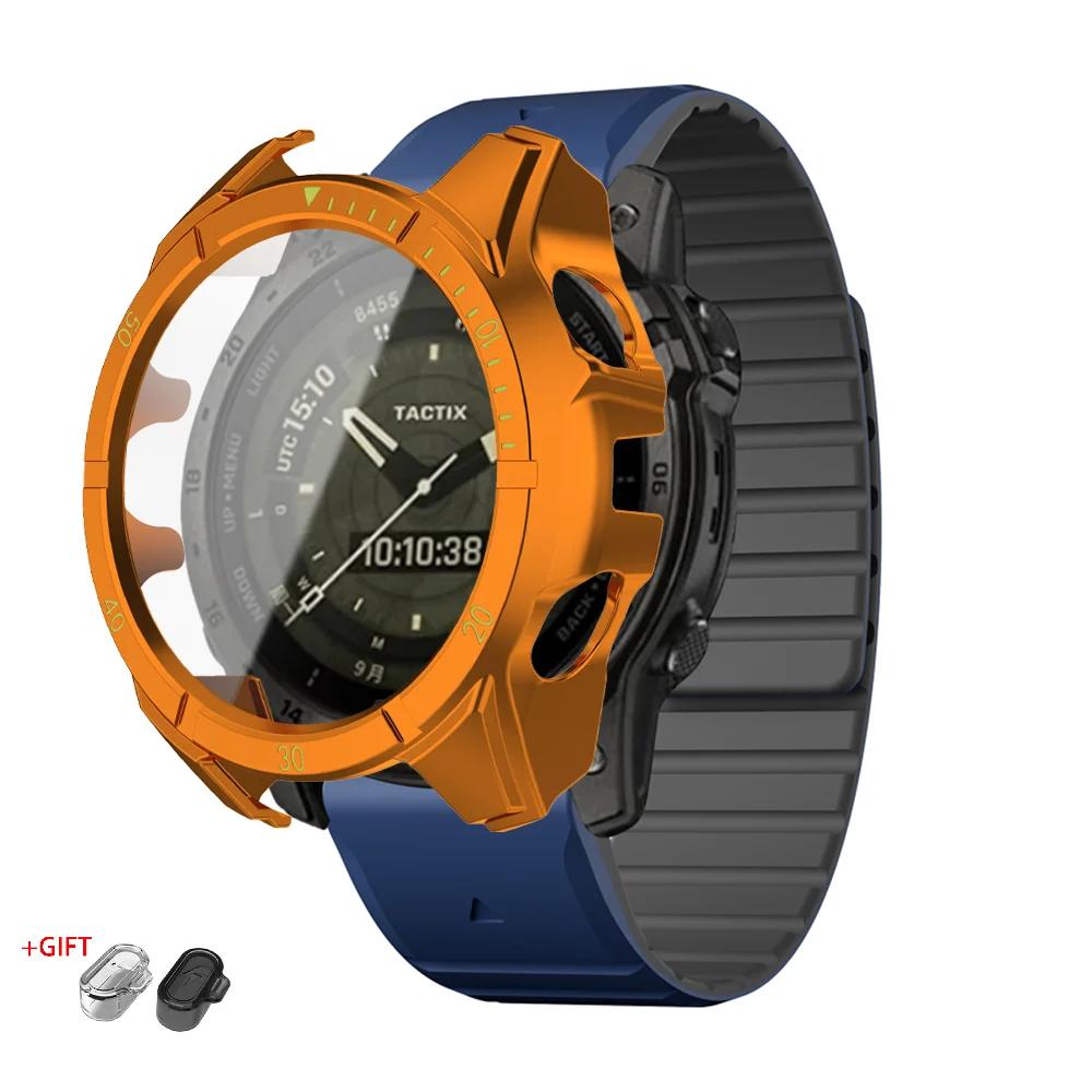 

Ремінець+Чохол Для Garmin Fenix 8 47 51мм Захисне Скло Магнітний Силіконовий Ремінець Швидкознімний Браслет Захисник Fenix8 Аксесуари Fenix 8 47mm-Solar