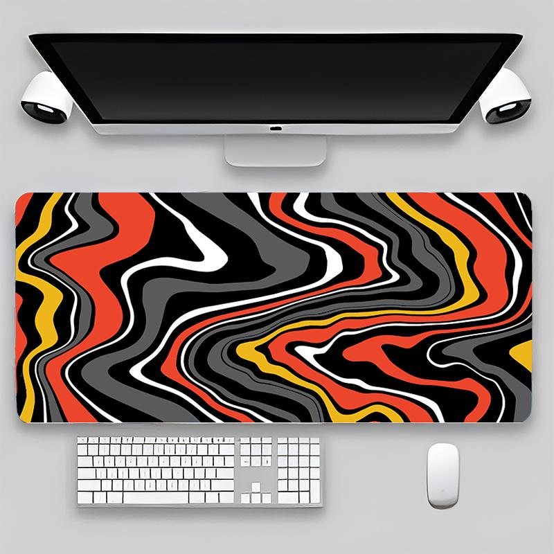 Terrain Map Contours Keyboard Gamer Carpet Rubber Mat Full Gamer Pc Keyboard Mouse Gamer Table Gaming Pc 90x40cm