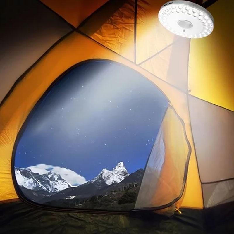 48 Led Outdoor Umbrella Night White Lamp Pole Light Ideal For Patio And Garden Settings