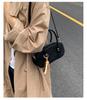 2025 Niche Suede Solid Color Boston Bag: Stylish Versatile Women's Crossbody & Shoulder Handbag
