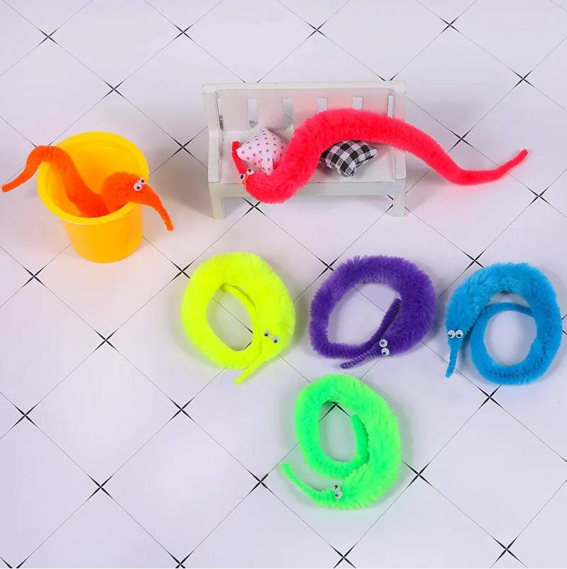 Price Fuzzy Children's Props Swinging Toy Plush Magic Worm Twisted Birthday Party Novelty