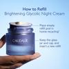 Caudalie Vinoperfect Glycolic Refillable Night Cream 1.69 Oz 50 Ml
