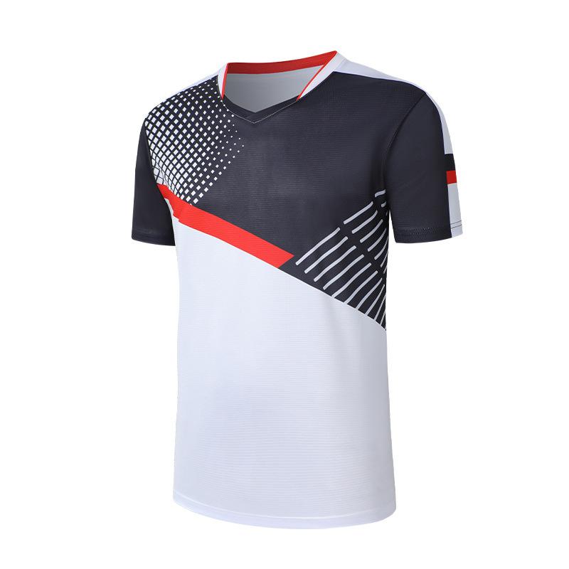 Badminton Clothes Outfit Short Sleeve Updated Blue Color Gentlemen's and Ladies's Quick-Drying Summer Table Tennis Wear Training Com Practical Use